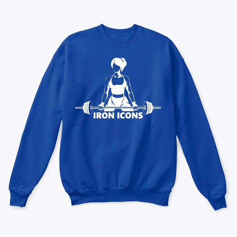 Girls Who Curl Sweatshirt White Logo