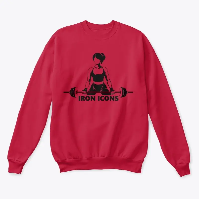 Girls Who Curl Sweatshirt Black Logo