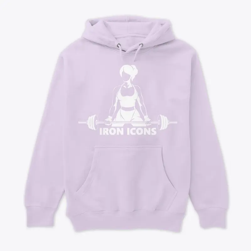 "Girls Who Curl" Hoodie White Logo